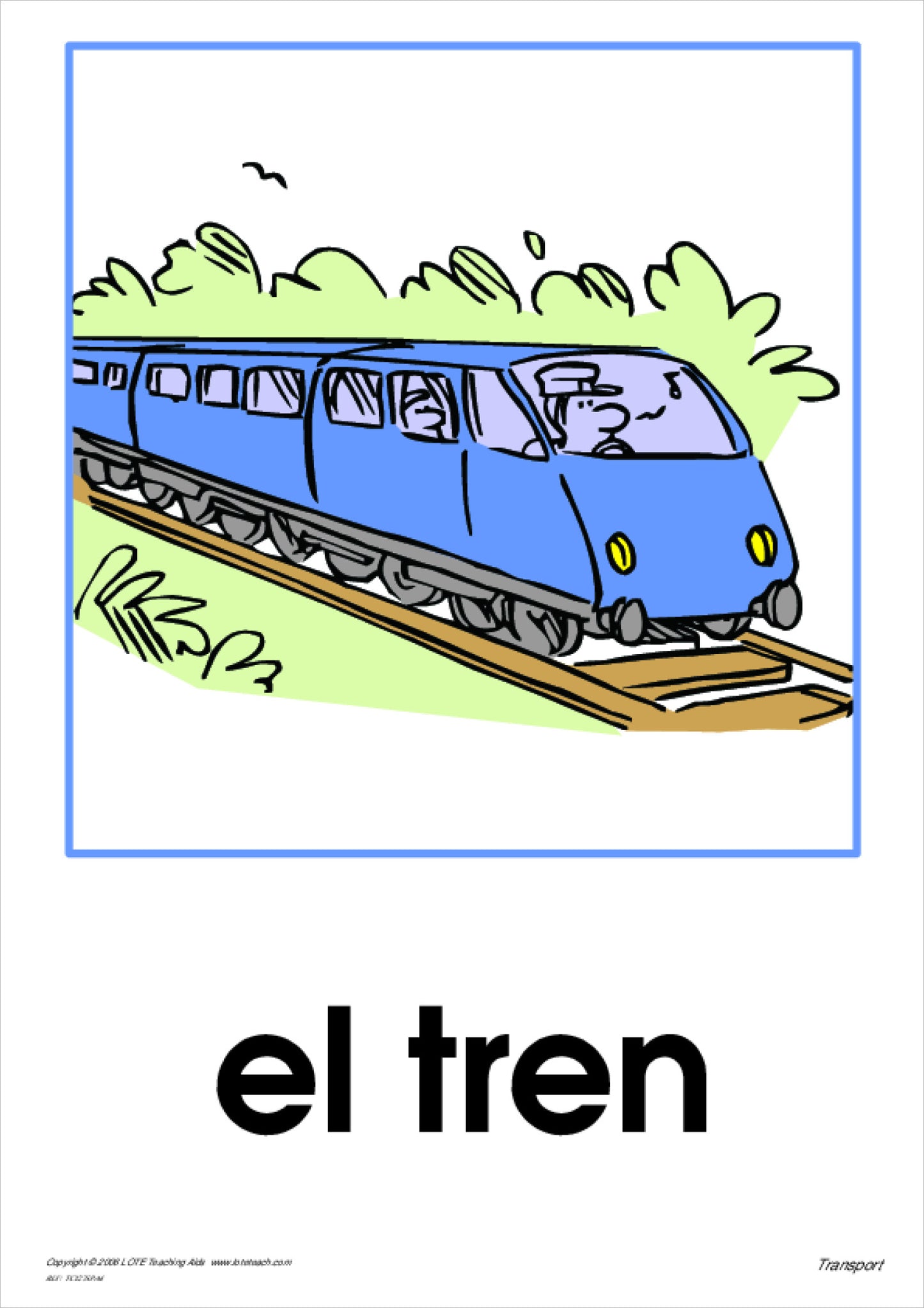 Transport Theme Cards
