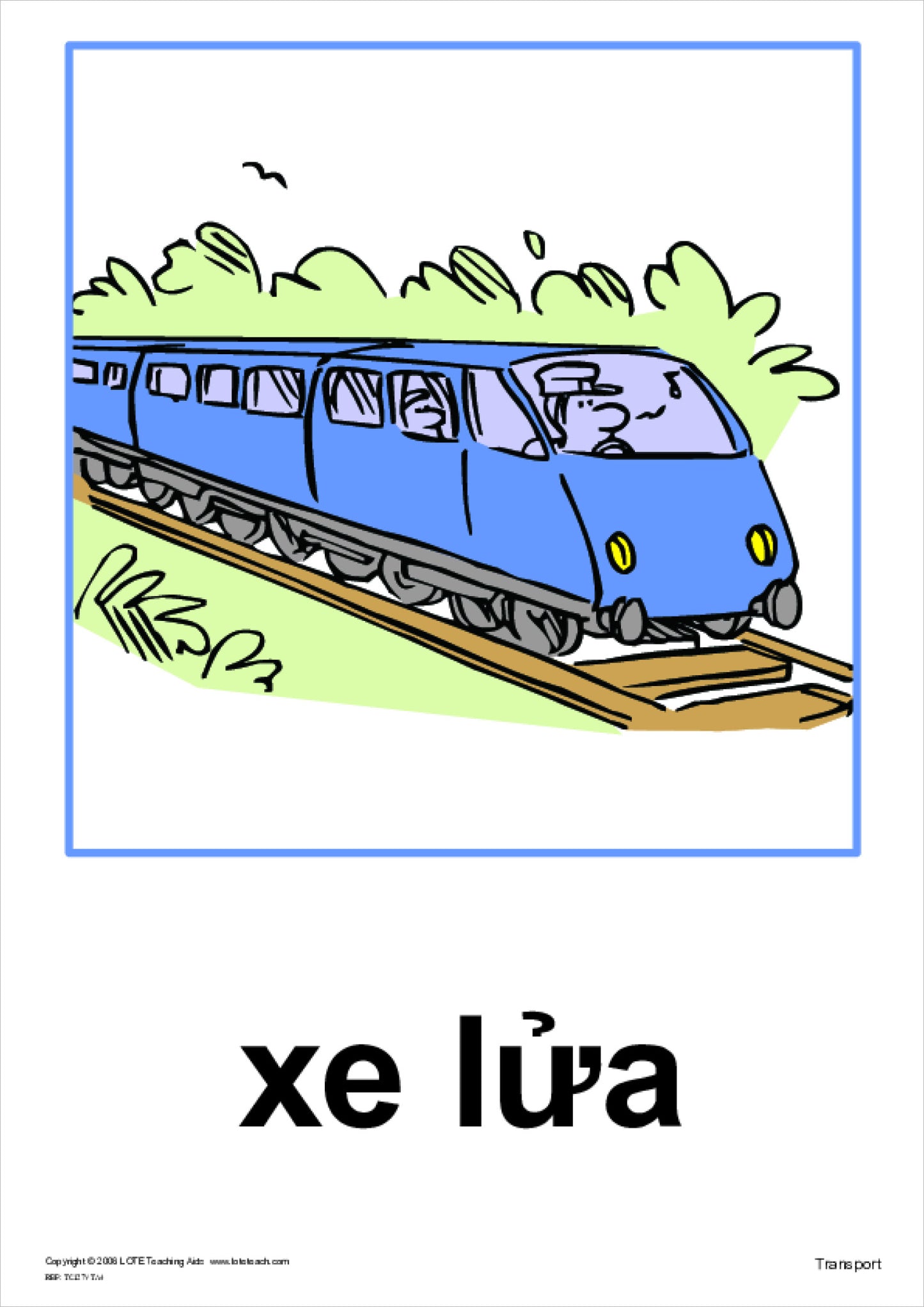 Transport Theme Cards