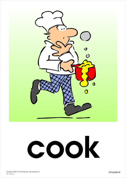 Occupations Vocabulary Cards