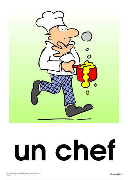 Occupations Vocabulary Cards