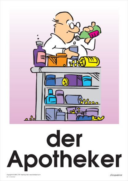 Occupations Vocabulary Cards