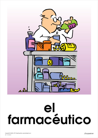 Occupations Vocabulary Cards