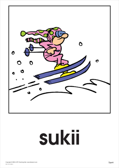 Sport Vocabulary Cards