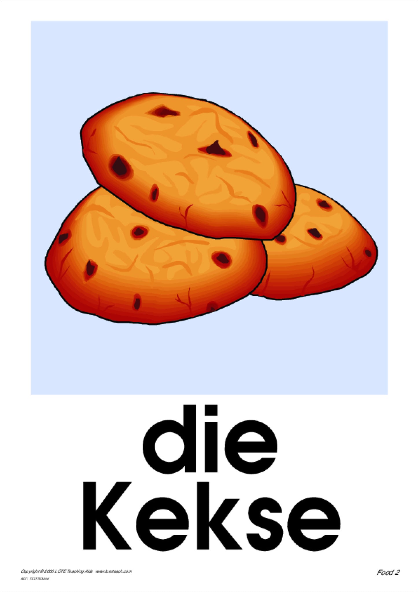 Food 2 Theme Cards