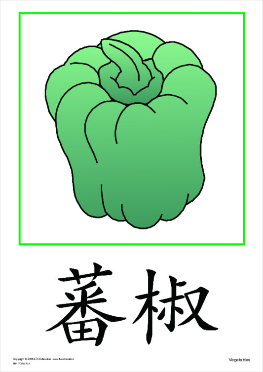 Vegetables Theme Cards