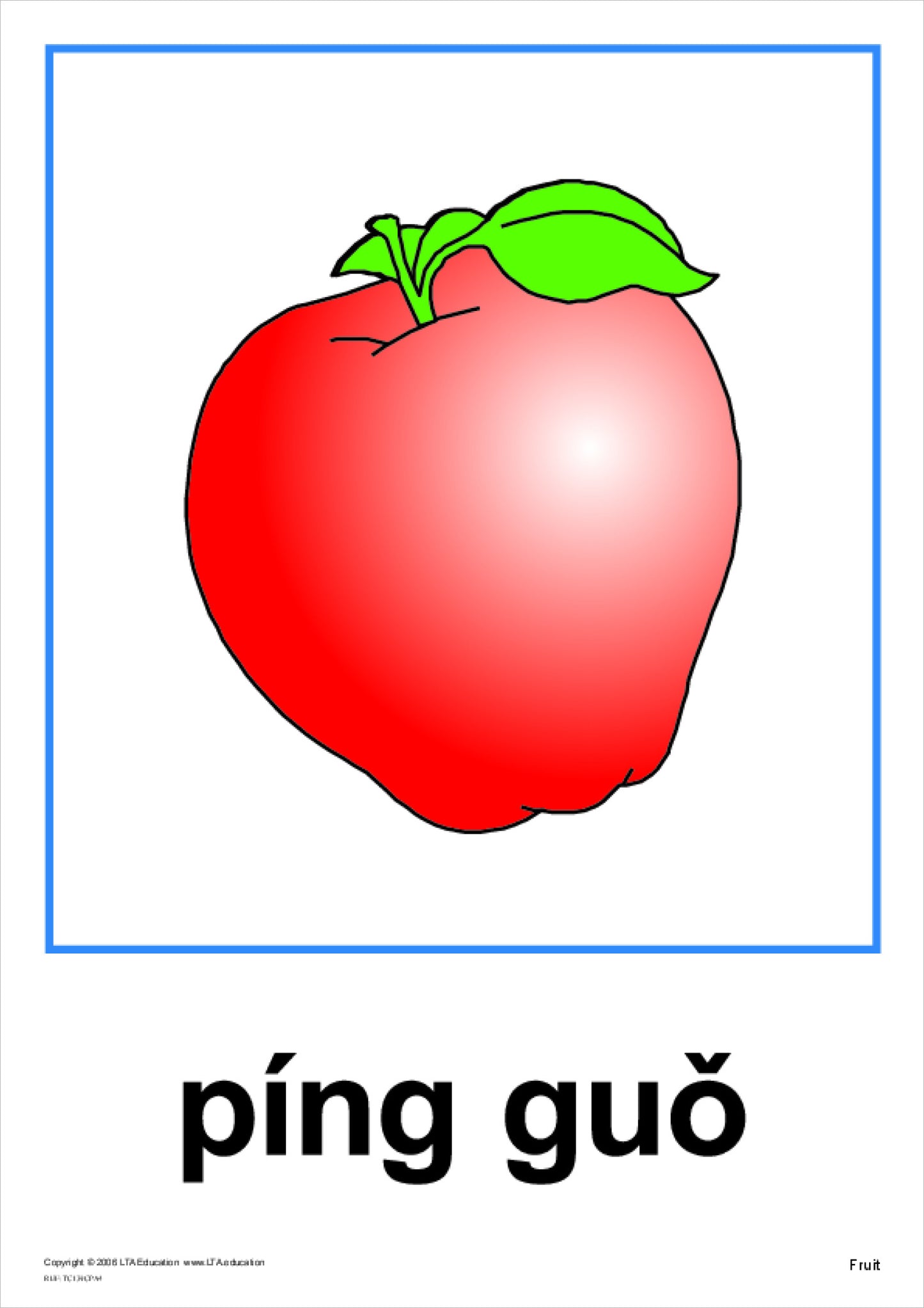 Fruit Theme Cards