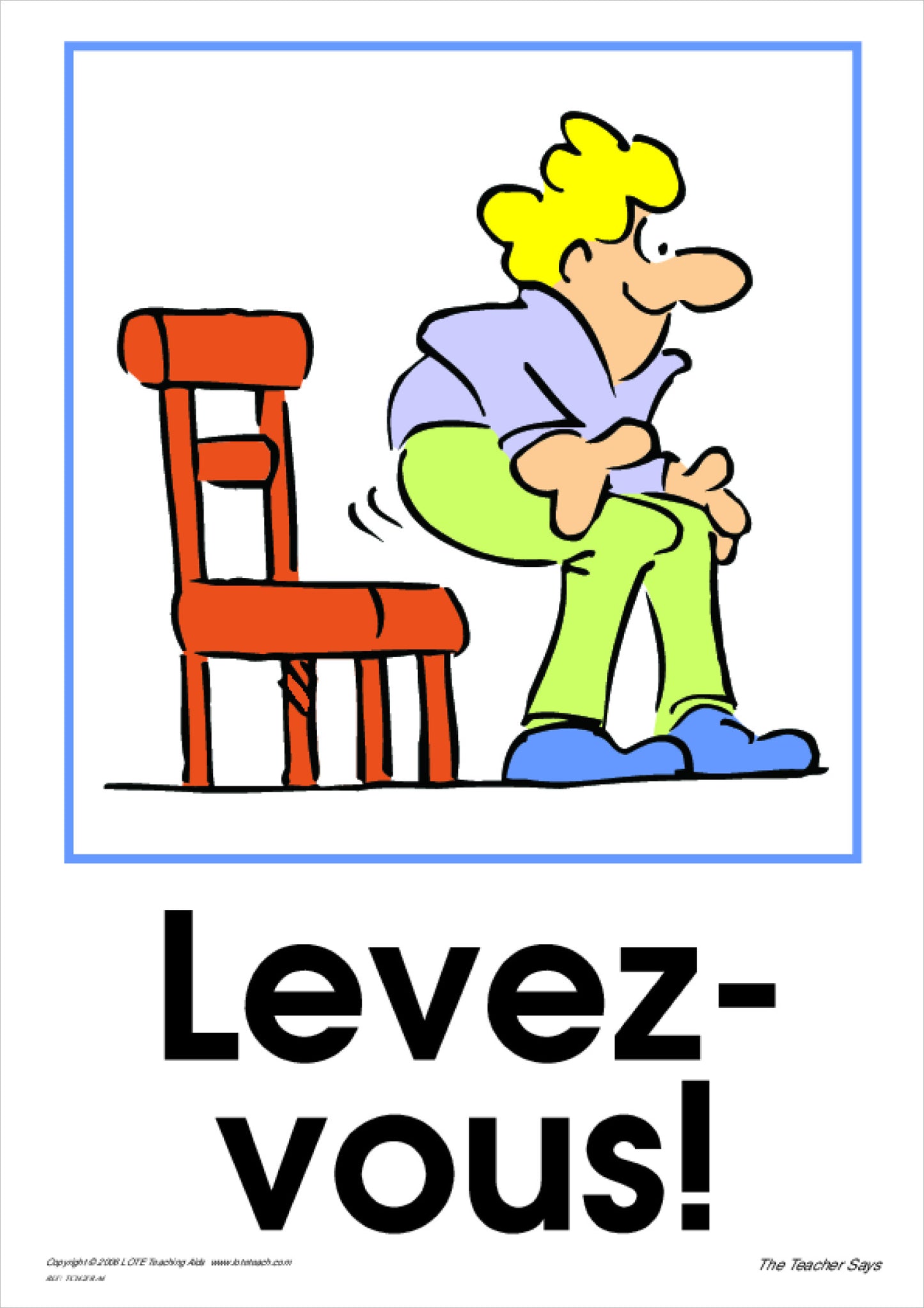 'The Teacher Says' Theme Cards