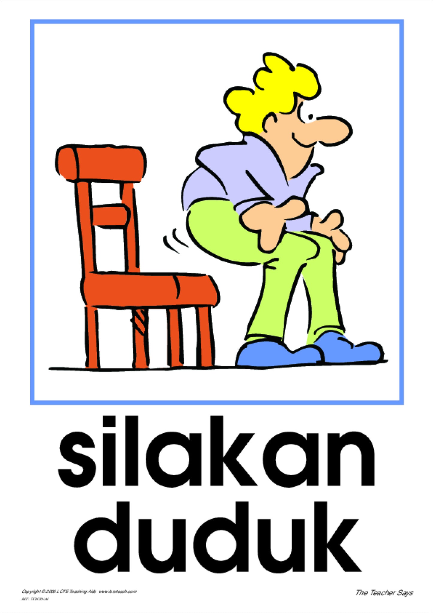 'The Teacher Says' Theme Cards