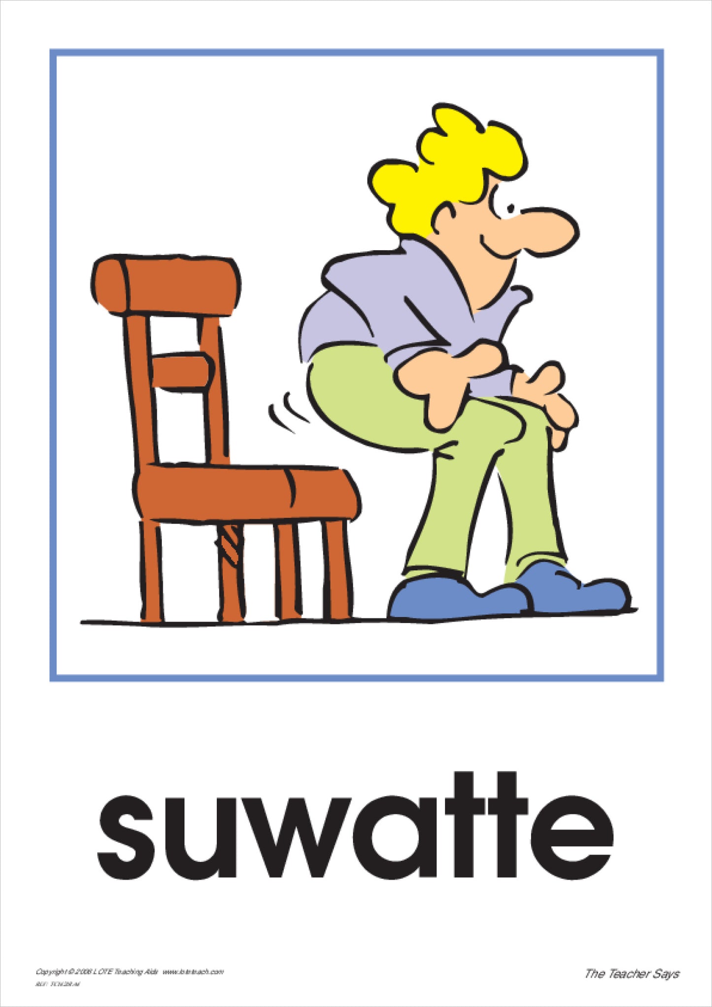 'The Teacher Says' Theme Cards