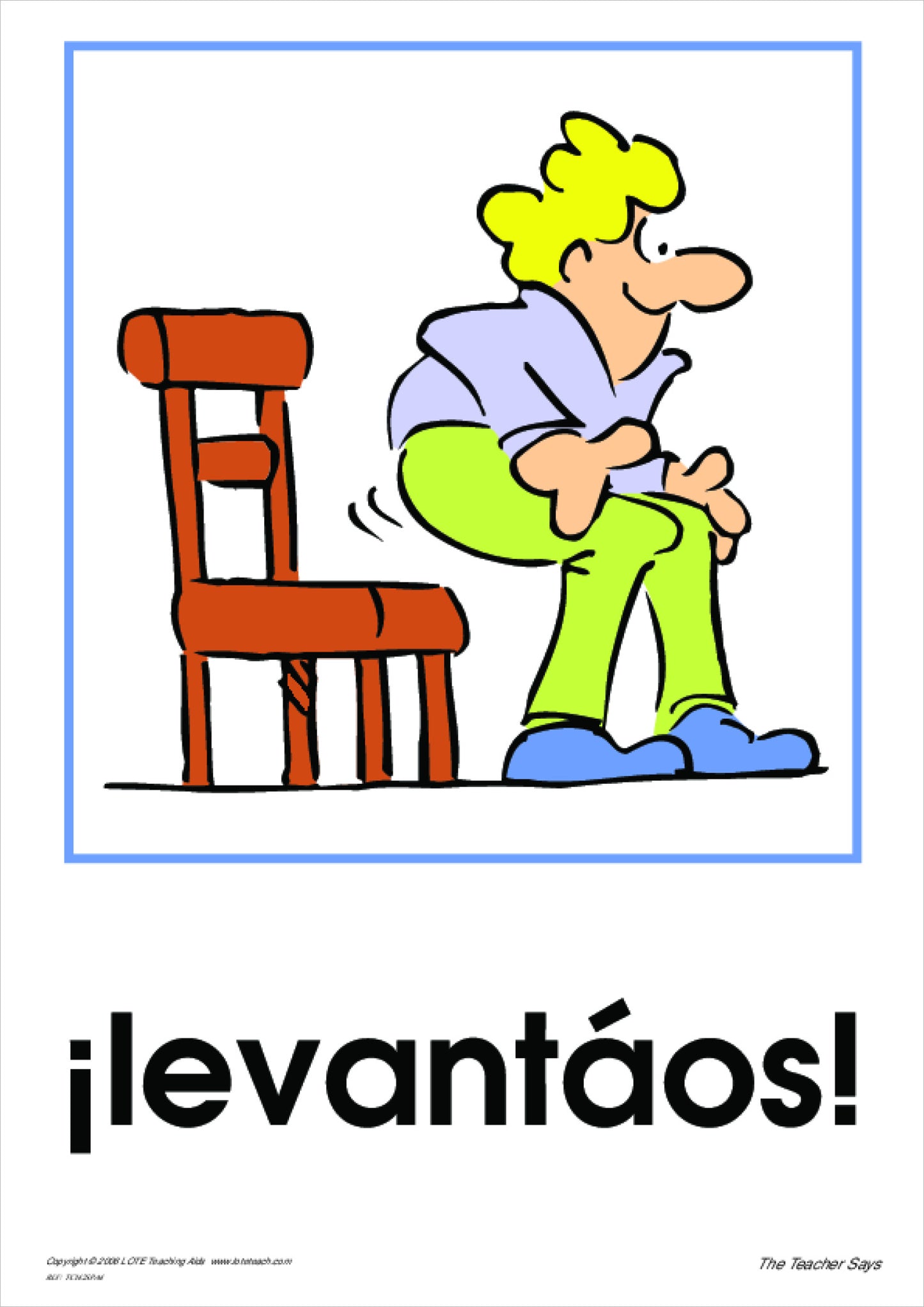 'The Teacher Says' Theme Cards