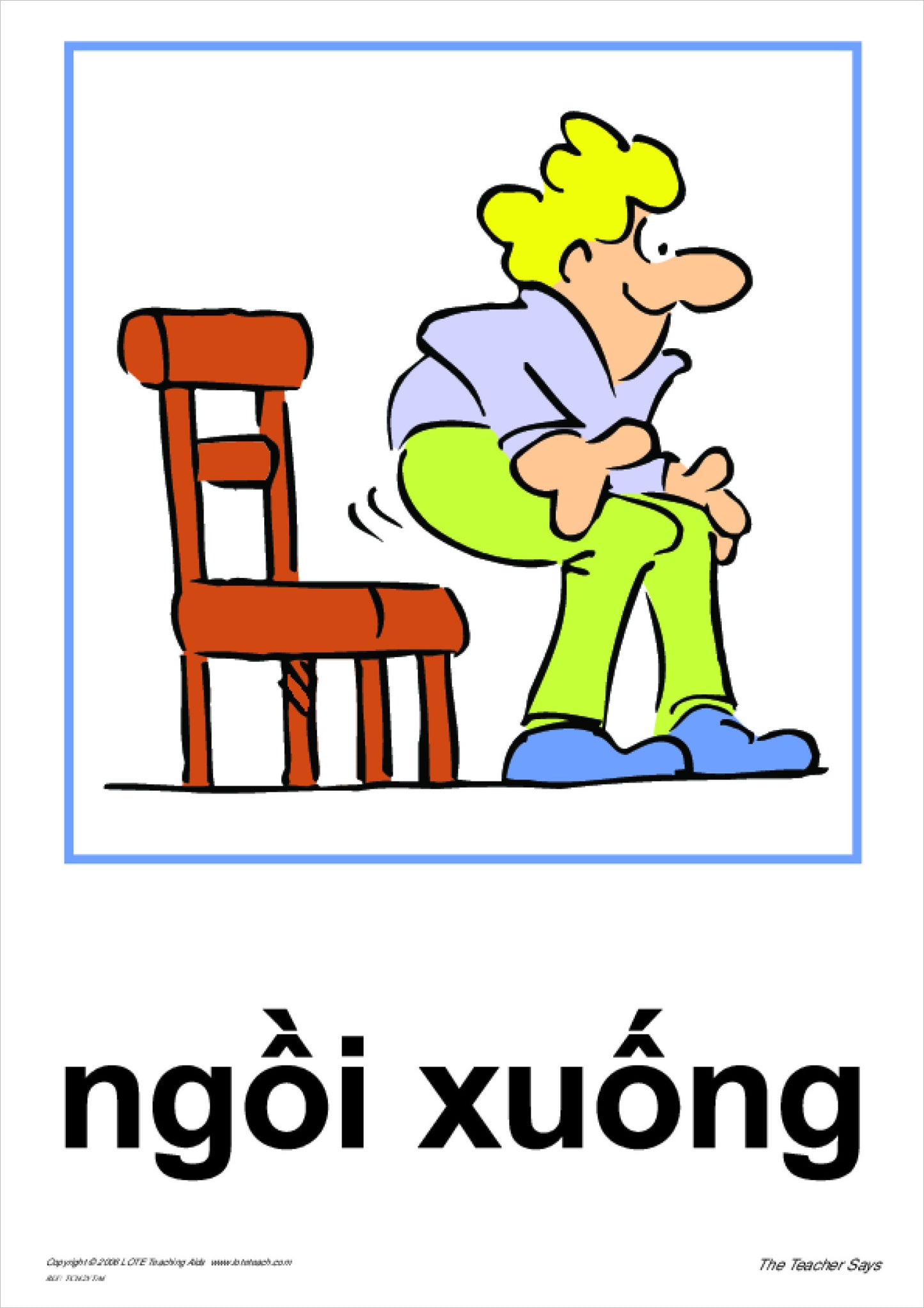 'The Teacher Says' Theme Cards