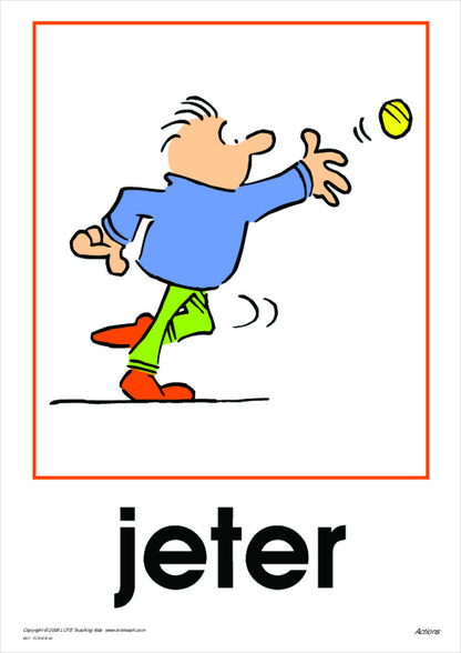 Actions Vocabulary Cards