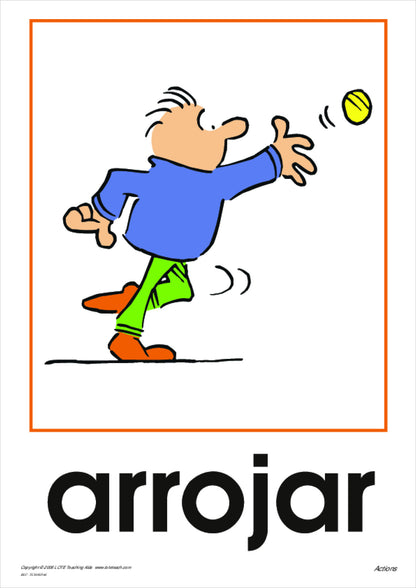 Actions Vocabulary Cards