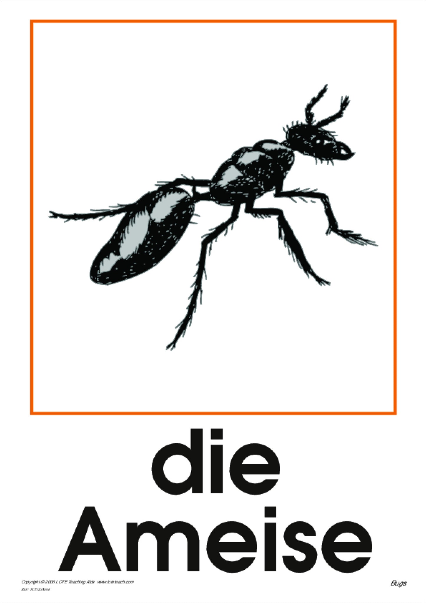 Bugs Theme Cards