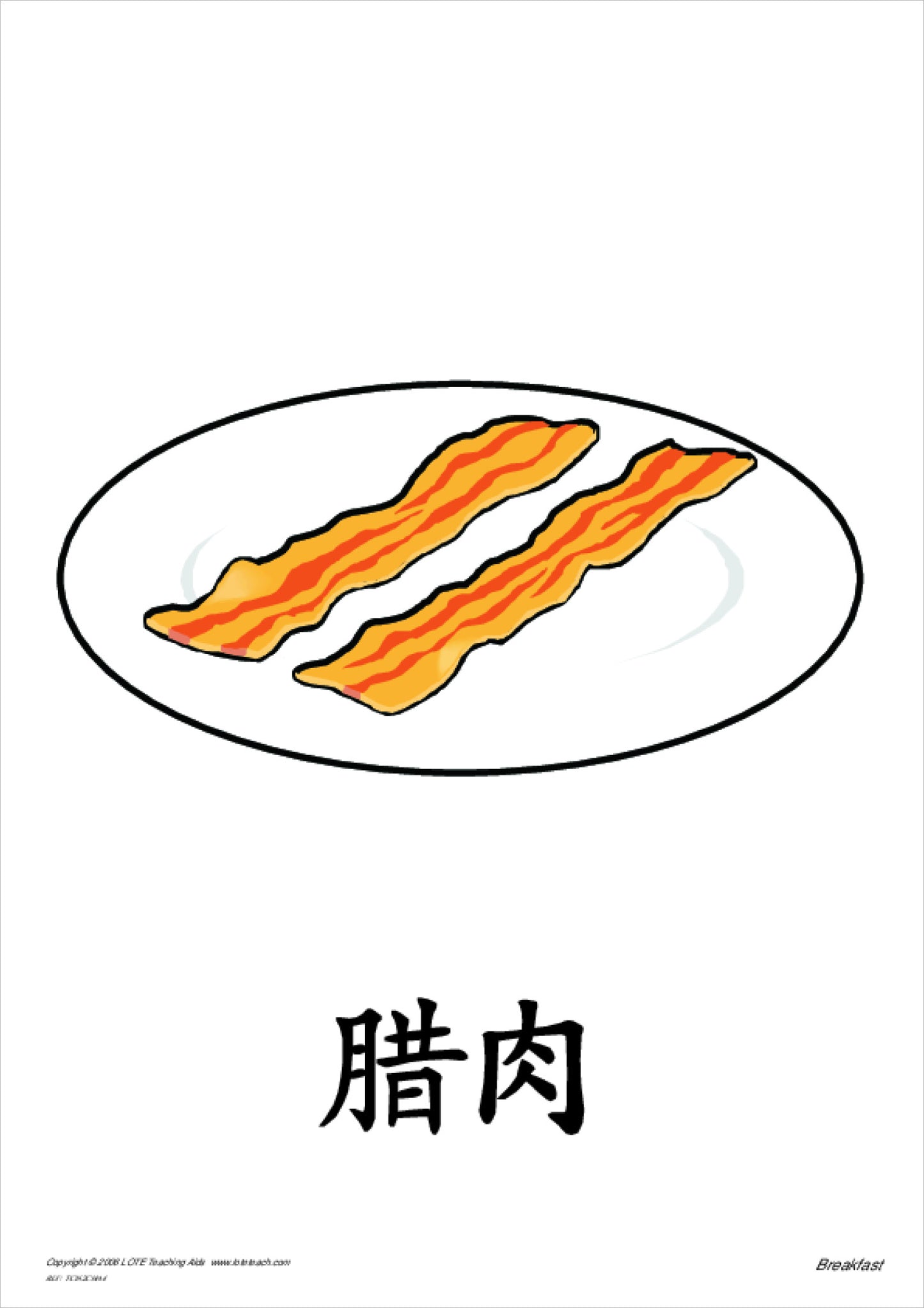 Breakfast Theme Cards