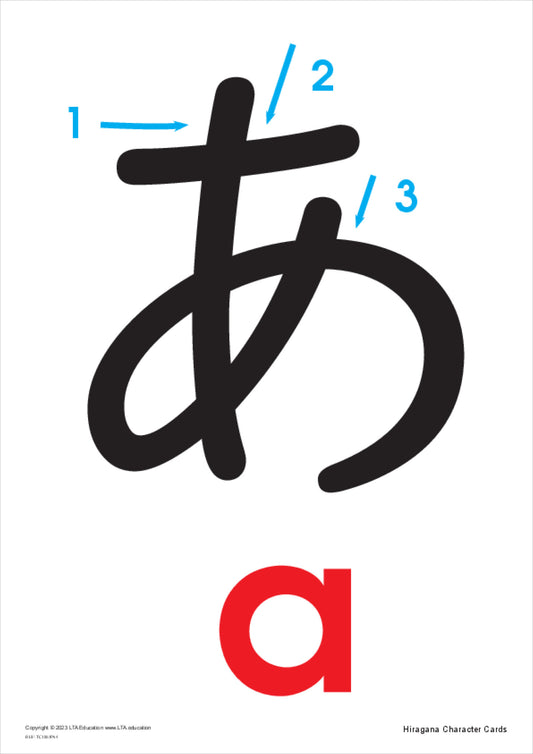 Hiragana Theme Cards
