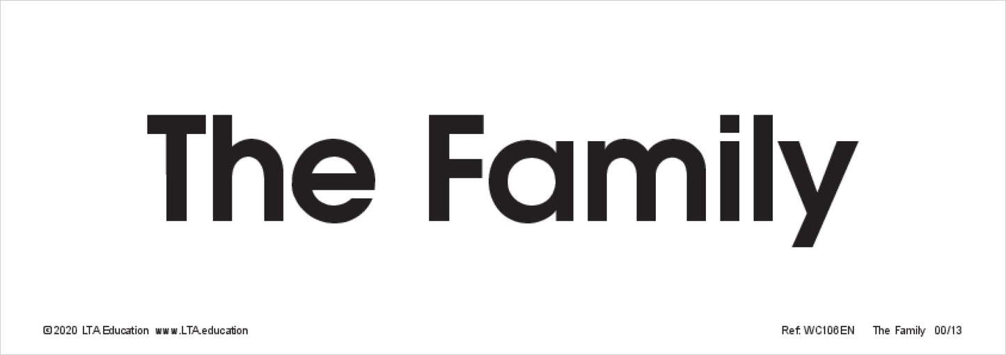 The Family Word Cards