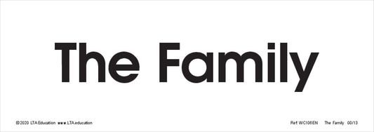 The Family Word Cards