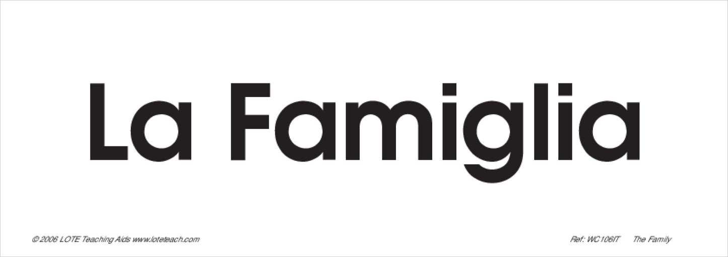 The Family Word Cards