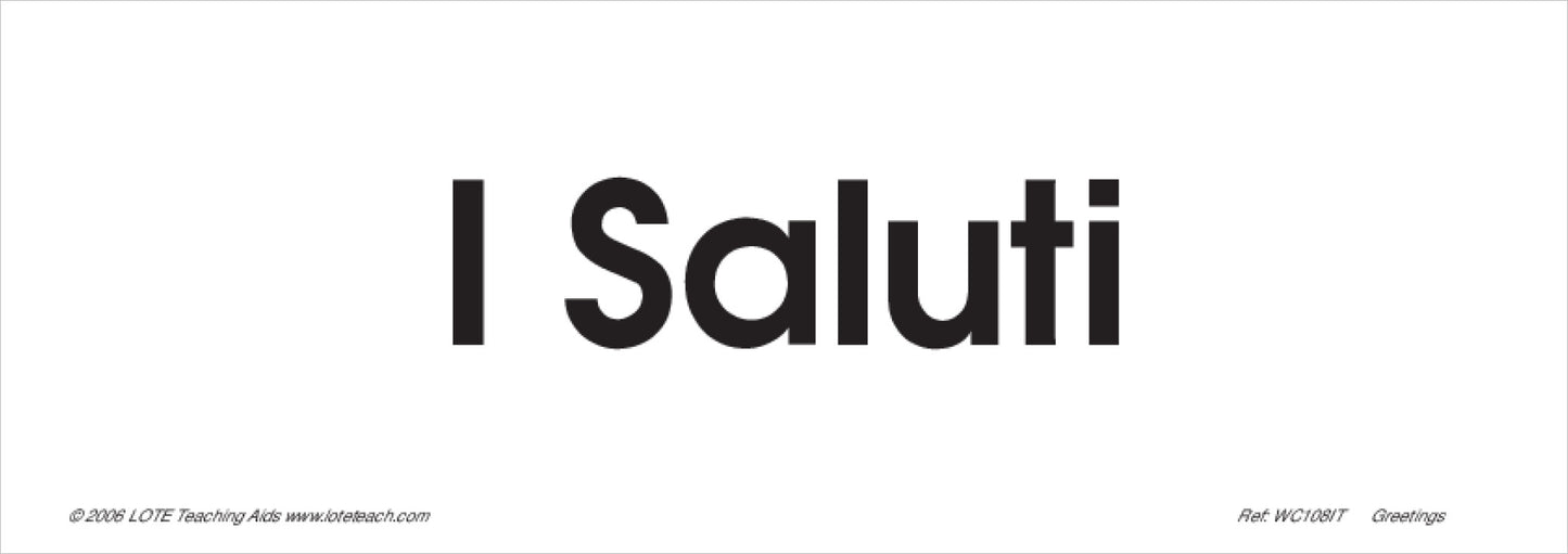 Greetings Word Cards