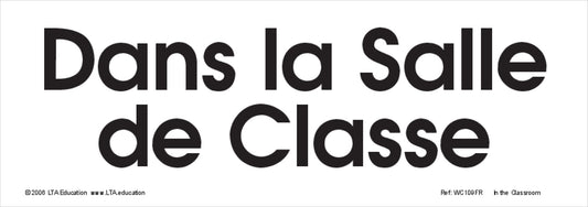 In The Classroom Word Cards