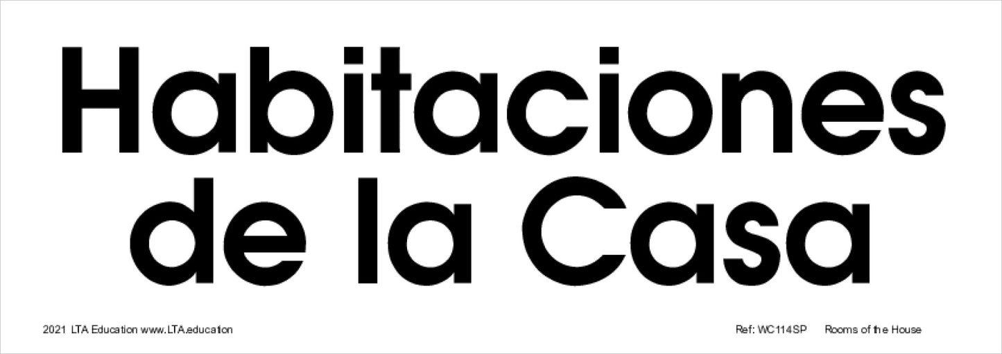 Rooms of the House Word Cards