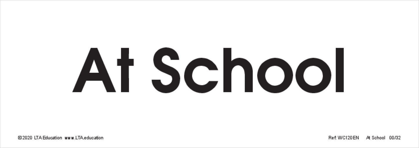 At School Word Cards