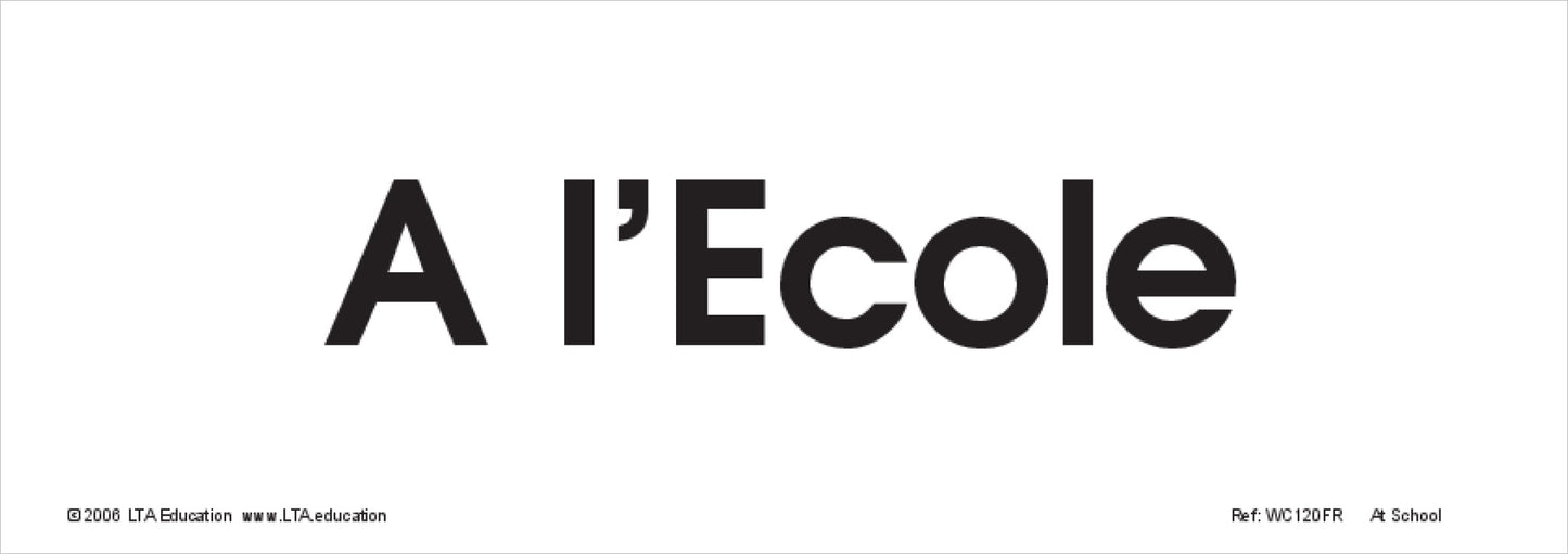 At School Word Cards