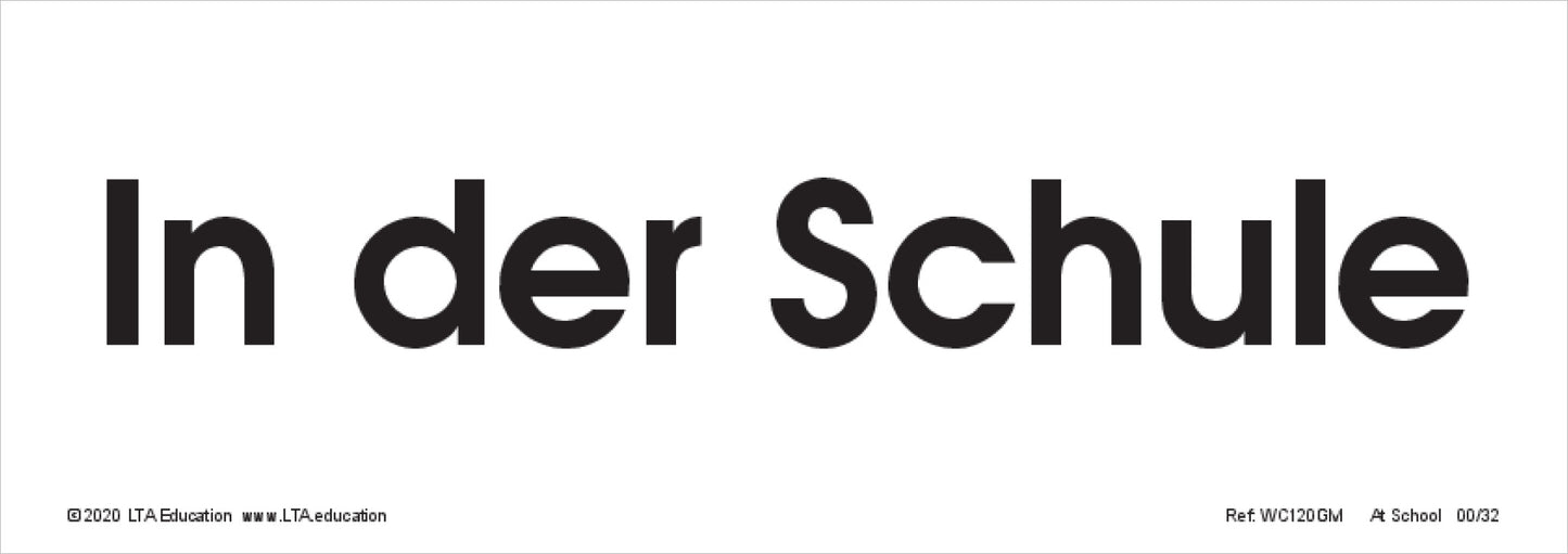 At School Word Cards