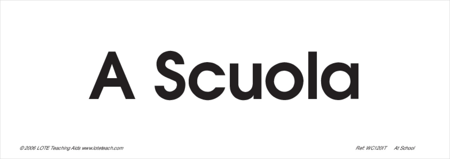 At School Word Cards