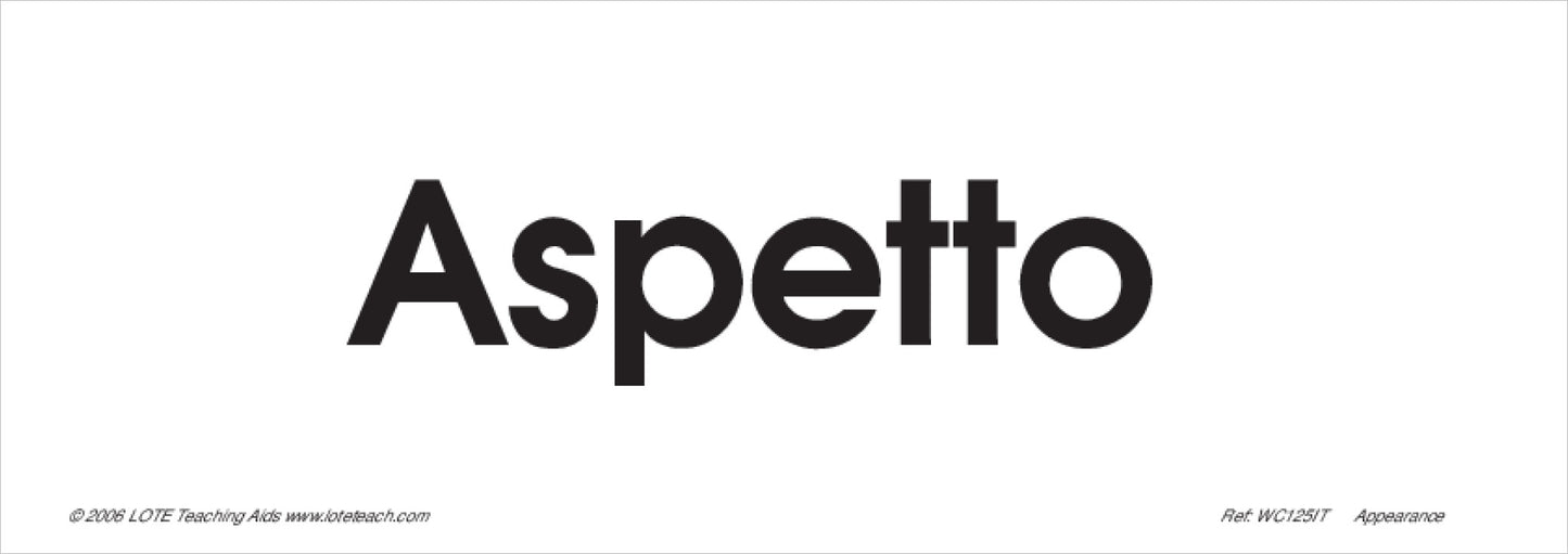 Appearance Word Cards