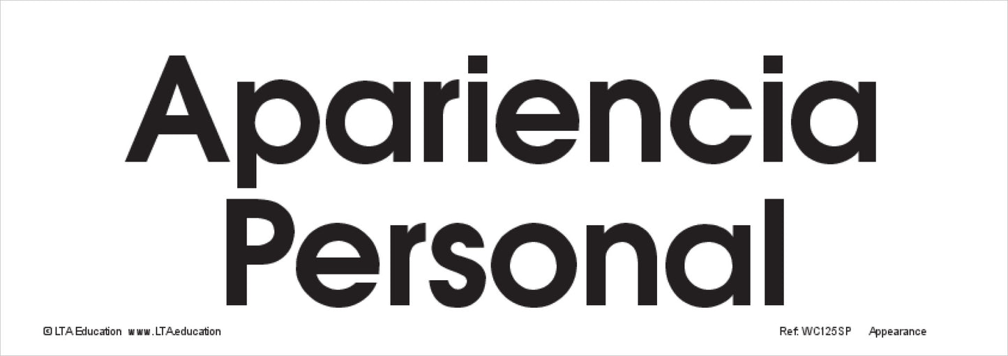 Appearance Word Cards