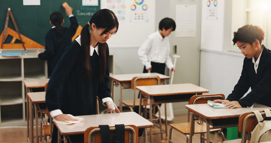 Japanese Classroom Cleaning