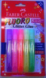 Fluoro Glitter Glue Pens