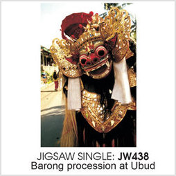 Jigsaw IN Barong procession at Ubud