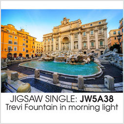 Jigsaw IT Trevi Fountain in morning light