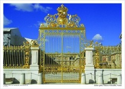 Golden gates, Palace of Versailles, France