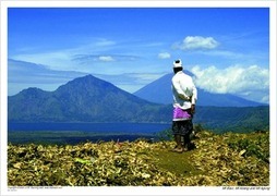 Mt Batur, Mt Abang and Mt Agung