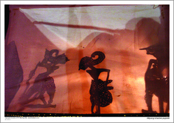 Wayang shadow puppets