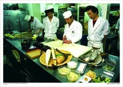 Chefs at work, Kyoto