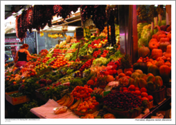 Fruit stand, Boqueria market, Barcelona