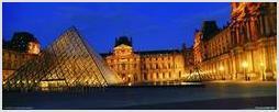 The Louvre at night